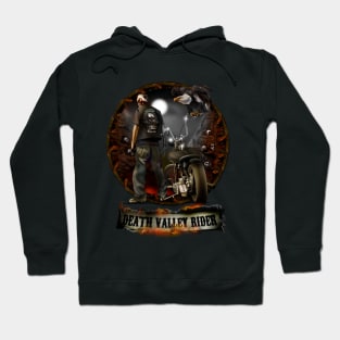 Death Valley  Motorcycle Rider Hoodie